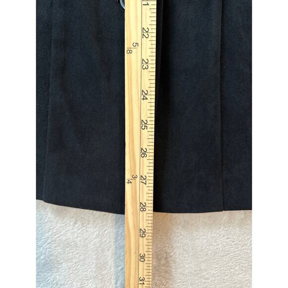 Vintage Amanda Smith Petites Women’s 8P Black Blazer Jacket Snake Skin Trim - Picture 4 of 8